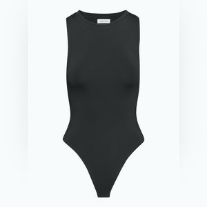 Babaton Contour Muscle Tank Bodysuit in Black